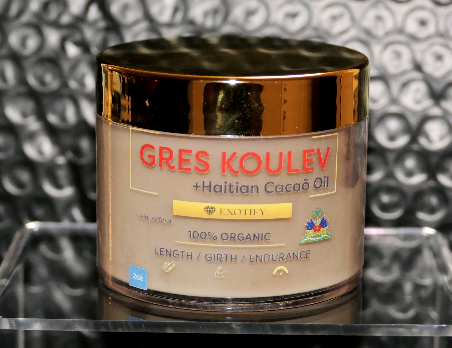 Gres Koulev With Haitian Cacao Oil
