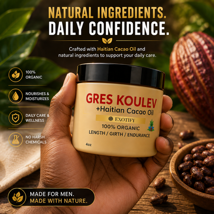 Gres Koulev With Haitian Gres Cacao Oil