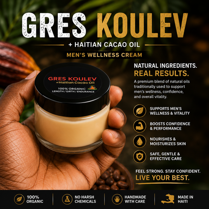 Gres Koulev With Haitian Gres Cacao Oil