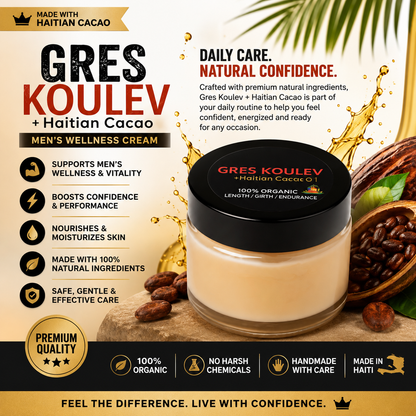 Gres Koulev With Haitian Gres Cacao Oil