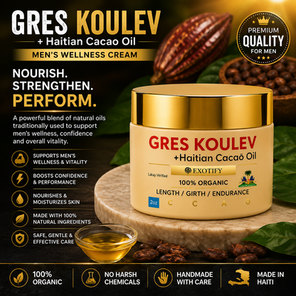Gres Koulev With Haitian Gres Cacao Oil