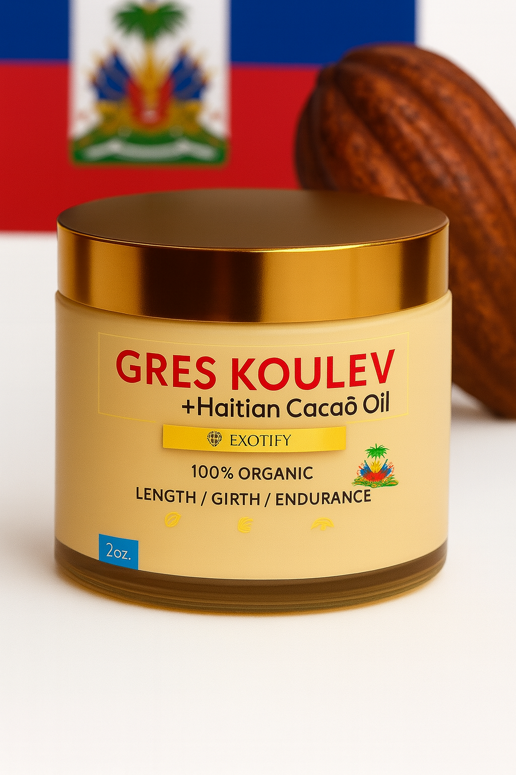 Gres Koulev With Haitian Cacao Oil